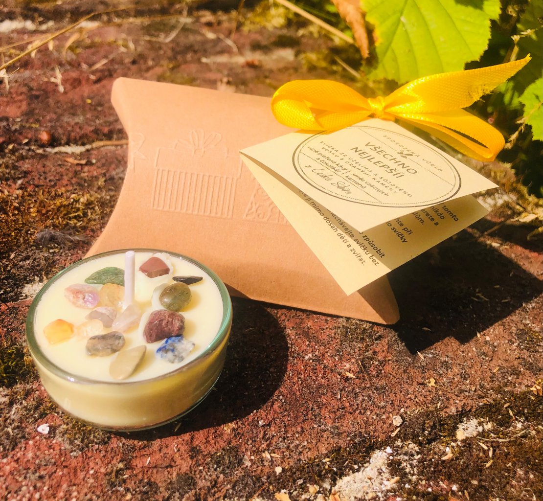 Svíčka VŠECHNO NEJLEPŠÍ! - dárkové balení 16 g